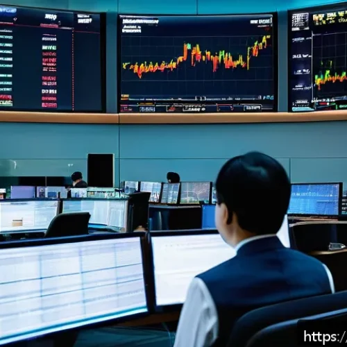 Home 17 카타르 국제적 투자 손실 사례 - A sophisticated office setting with diverse international financial analysts discussing global marke...